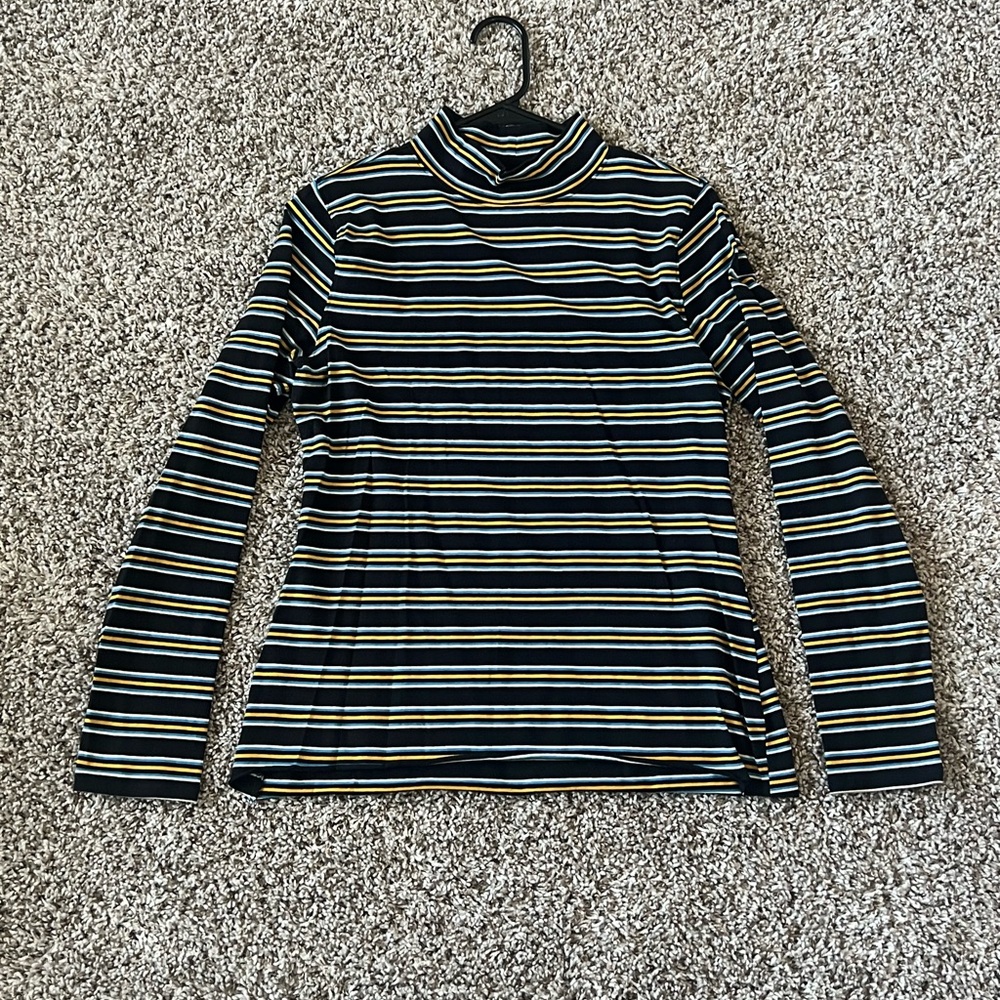 Striped Turtleneck
